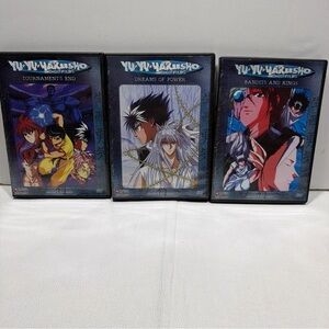 Yu Yu Hakusho, Lot Of 3 Bandits and Kings, Tournament Of Kings & Dreams Of Power